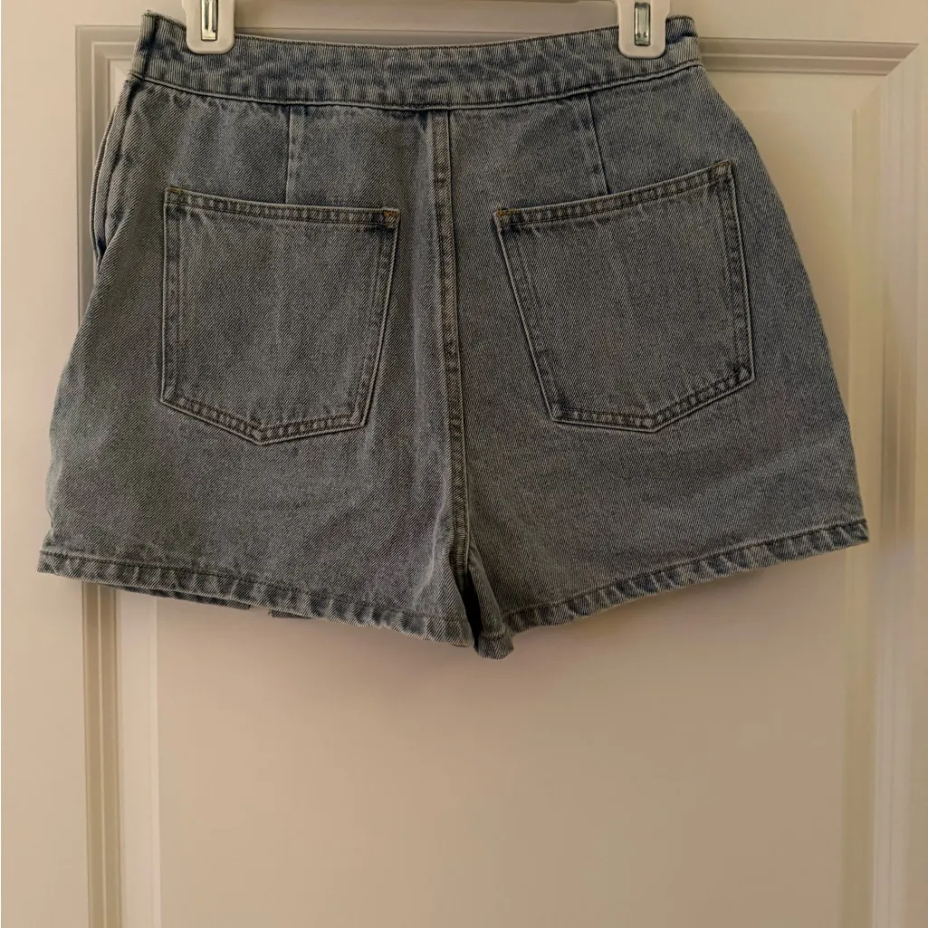 English Factory Light Blue Denim Skort. Size S - Image 3