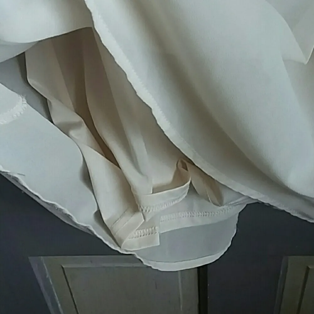 Flying Tomato Cream Lace Flowy Mini Dress - Image 4