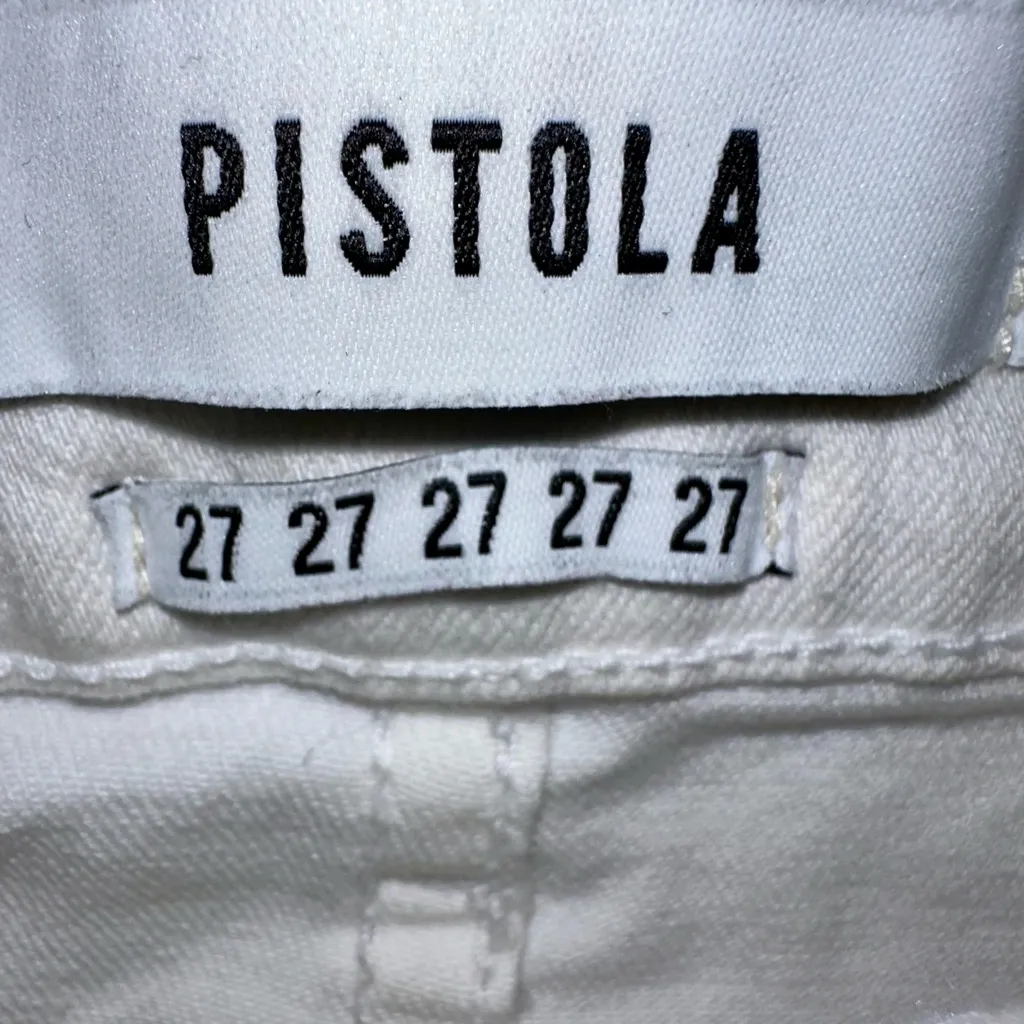 NWT PISTOLA‎ Aline High-Rise Skinny Cream-Colored Jeans - 27 - Image 8