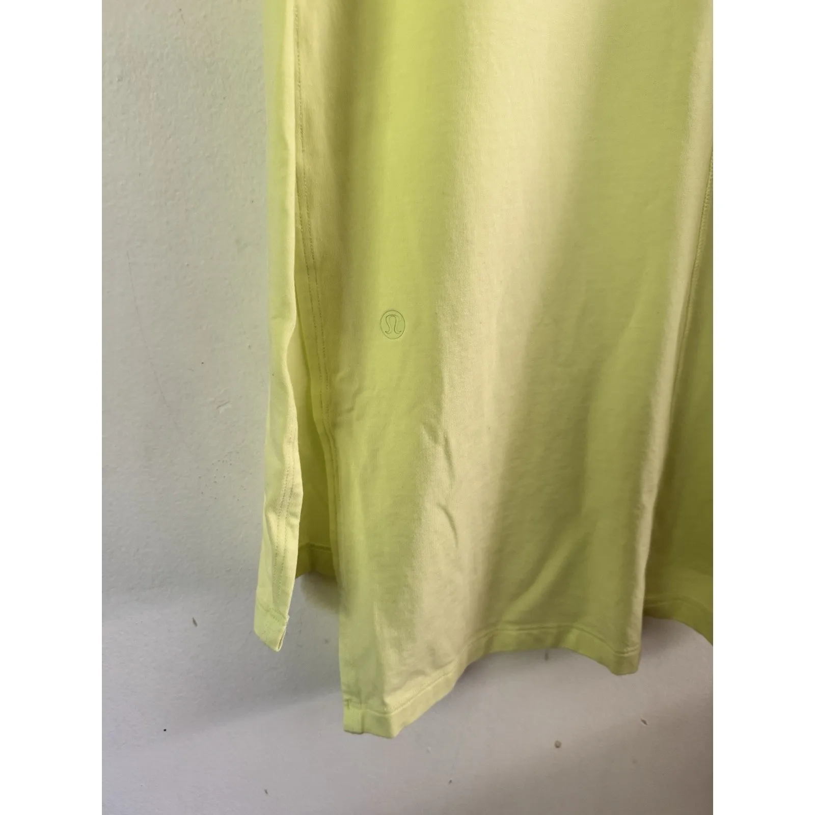 Lululemon All Yours Tank Yellow Pima Cotton Maxi Dress Size 4 - Image 7