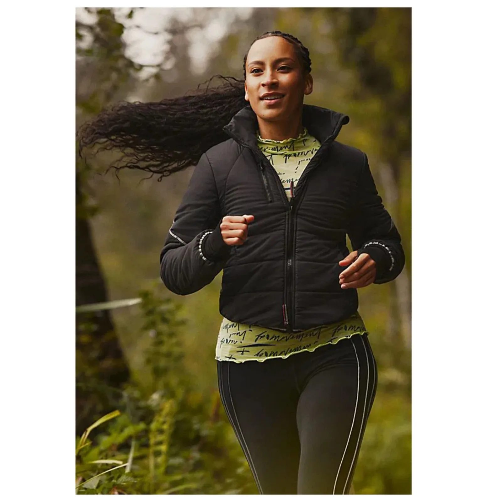 Free People Gathering Storm Run Puffer Size Small - Image 2