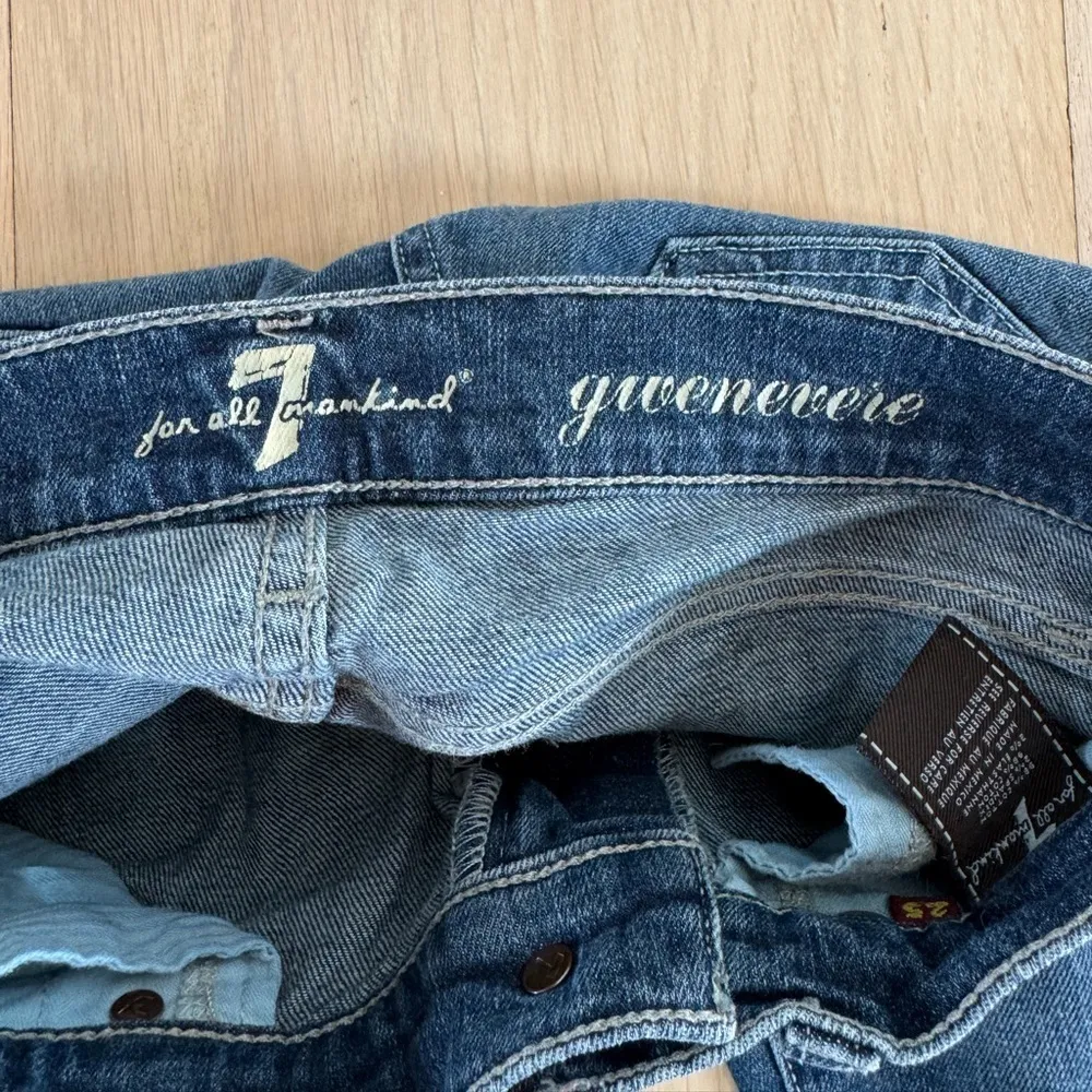 7 for all Mankind Gwenevere Ankle Skinny Mid Rise Jeans Size 25 - Image 4