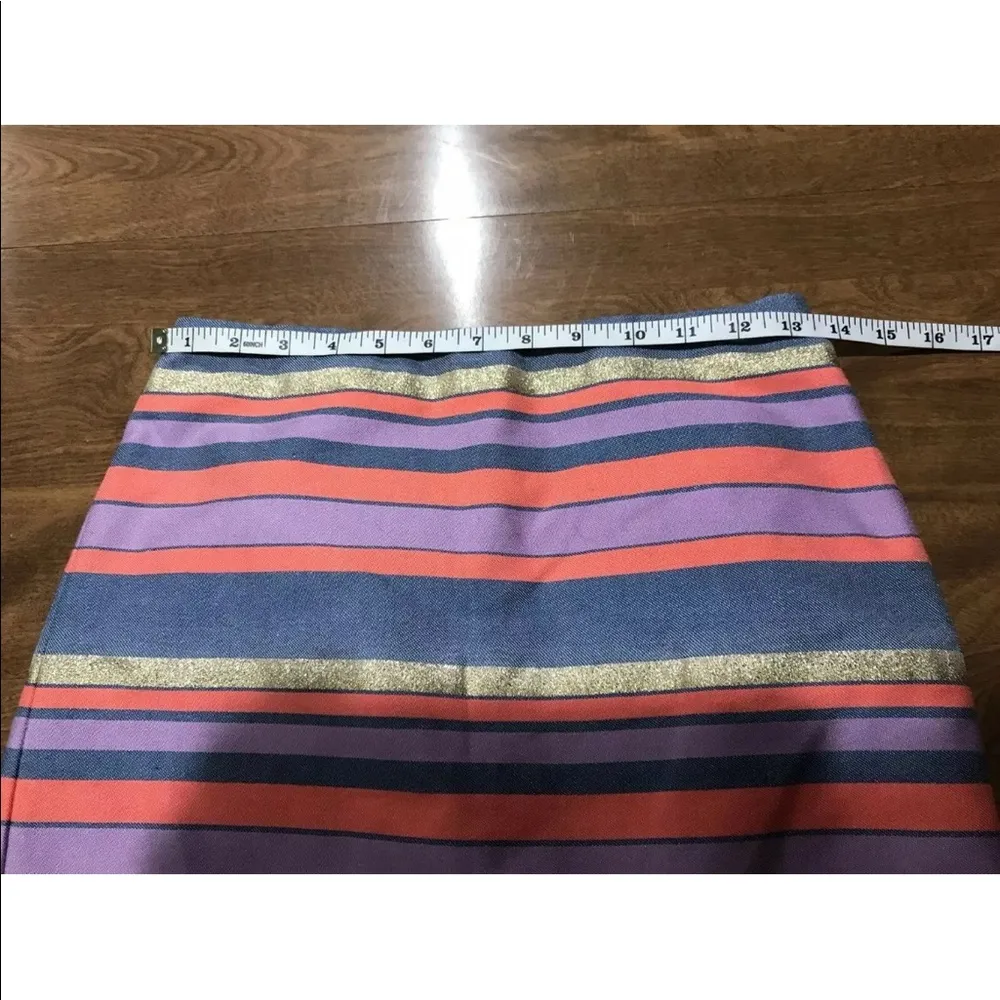 J. Crew Short Striped Skirt Size 00 Stripes - Image 6