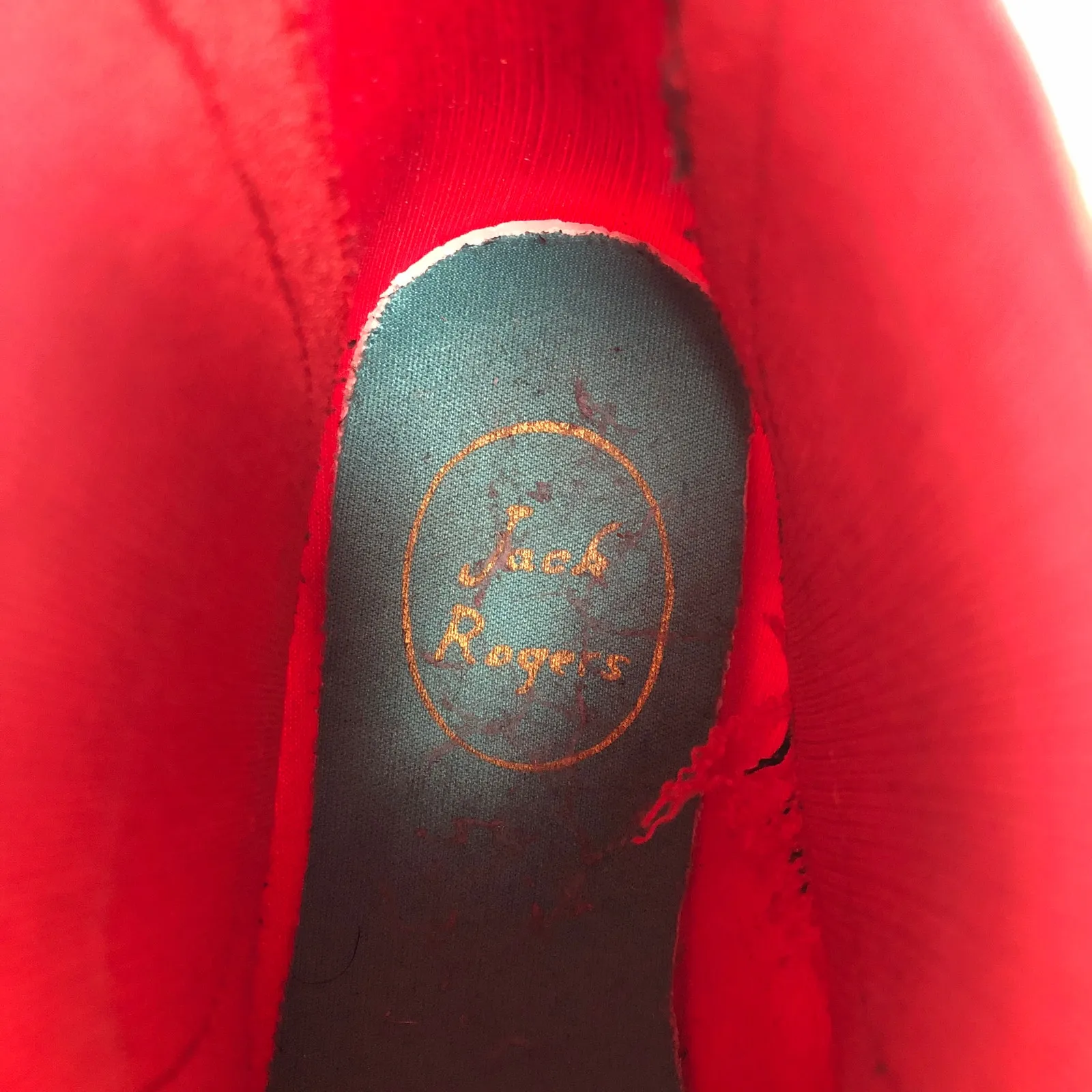 Jack Rogers Sallie Slip-On Red Rain Booties - Image 2