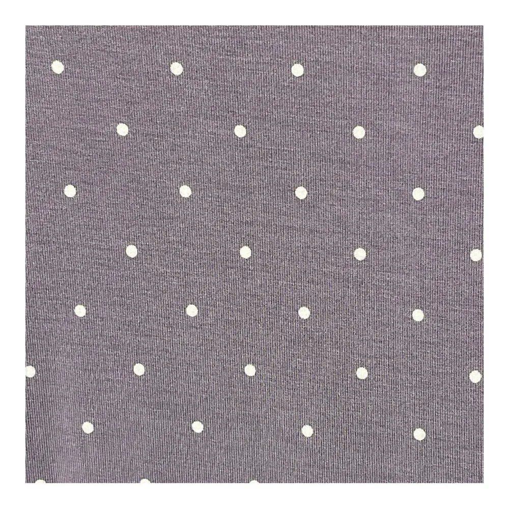 Matilda Jane Perfect In Purple Polka Dot Knit Jersey Tunic Top Women Size Medium - Image 3