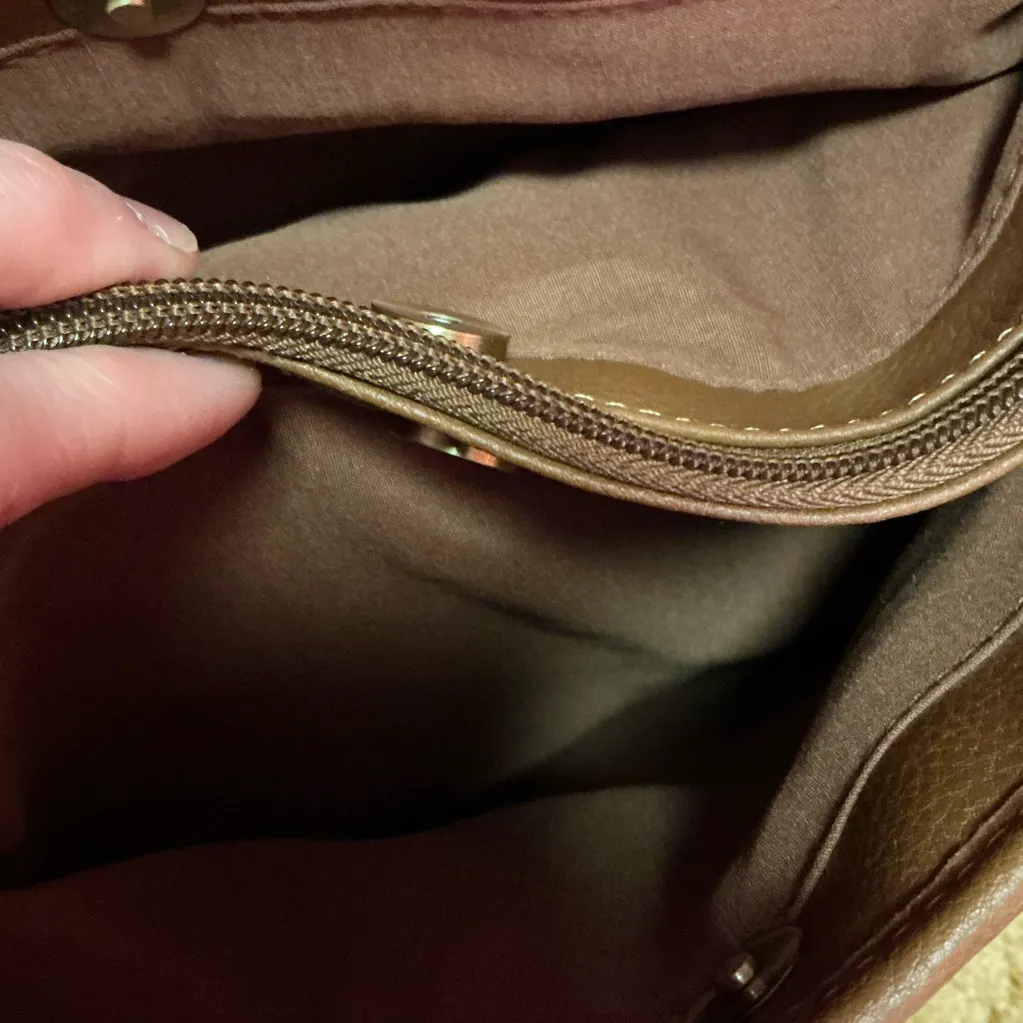 NWT Jamaica Bay Woven Tote | Neutral Brown & Cream Shoulder Bag - Image 2