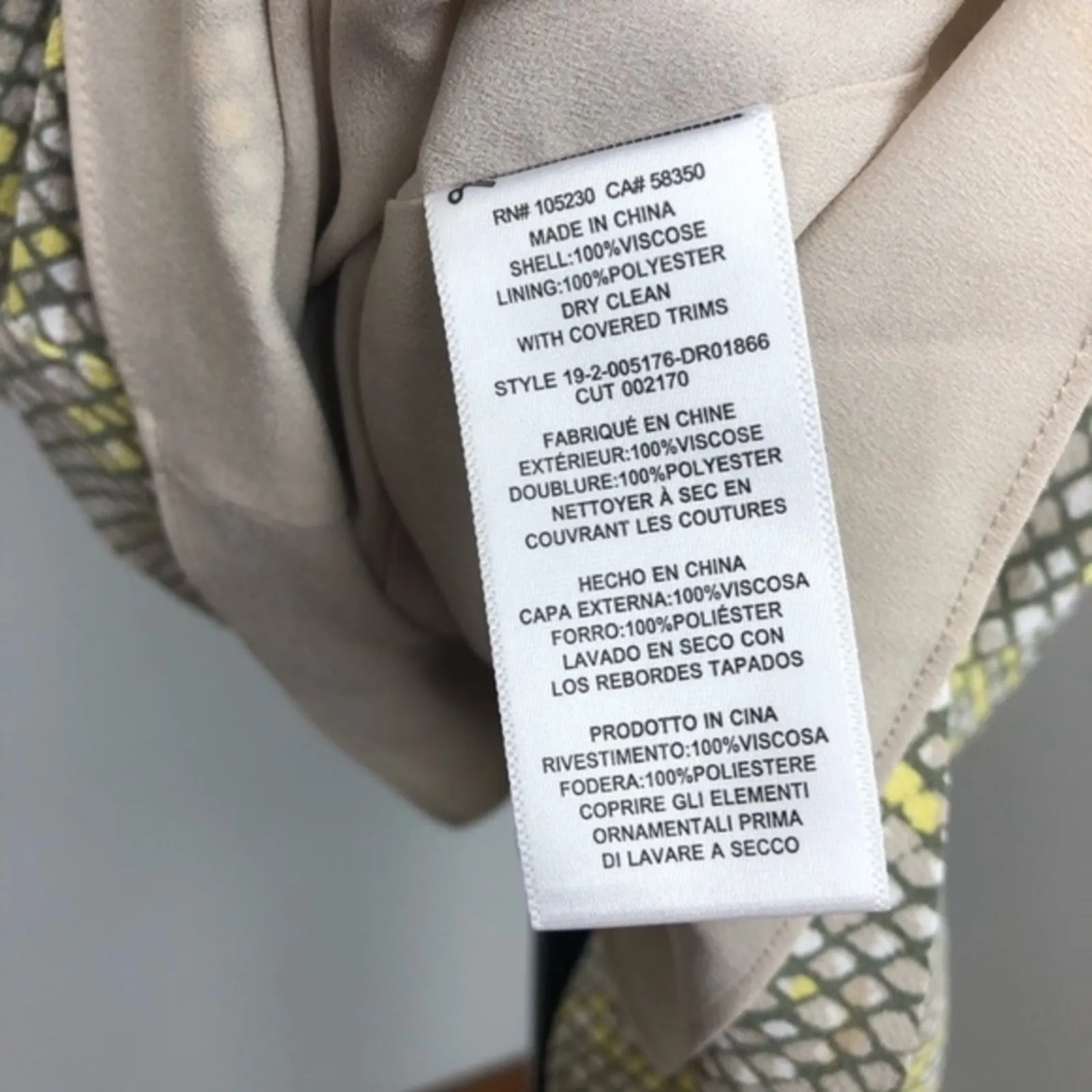 Equipment Femme Axelle Reptile Animal Print Short Sleeve Shirt Dress Sz 4 - Image 10