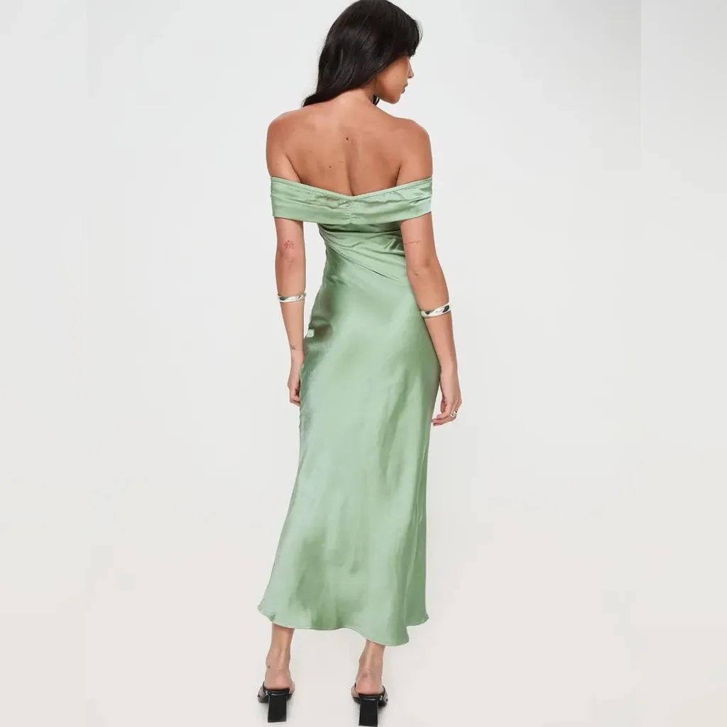 princess polly green maxi dress - Image 2