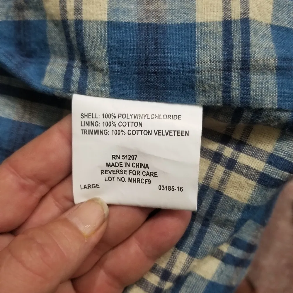 Vintage Misty Harbor Rain Jacket Blue Size L - Image 10