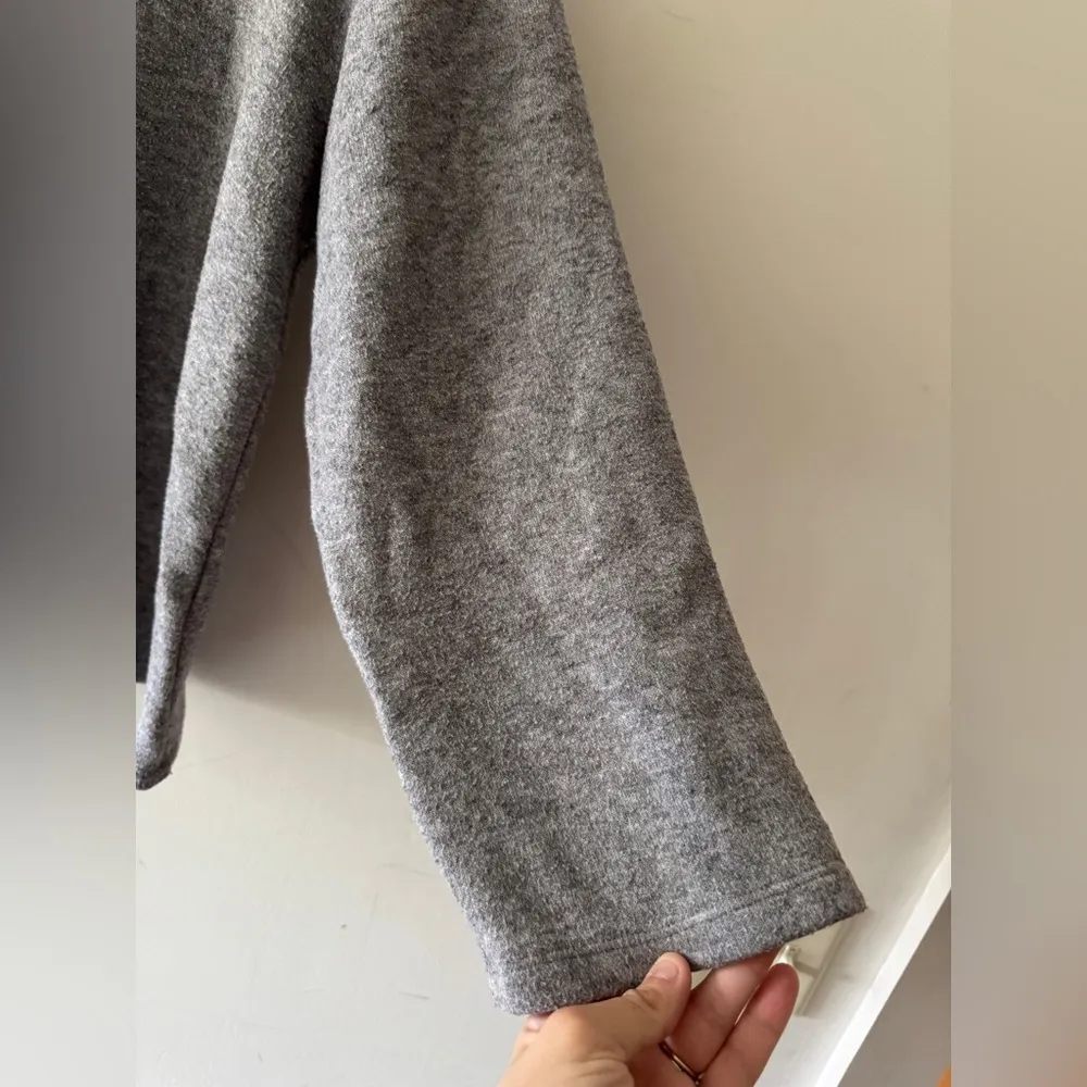 Zara Gray Pullover Sweater Sweatshirt Top - Image 3