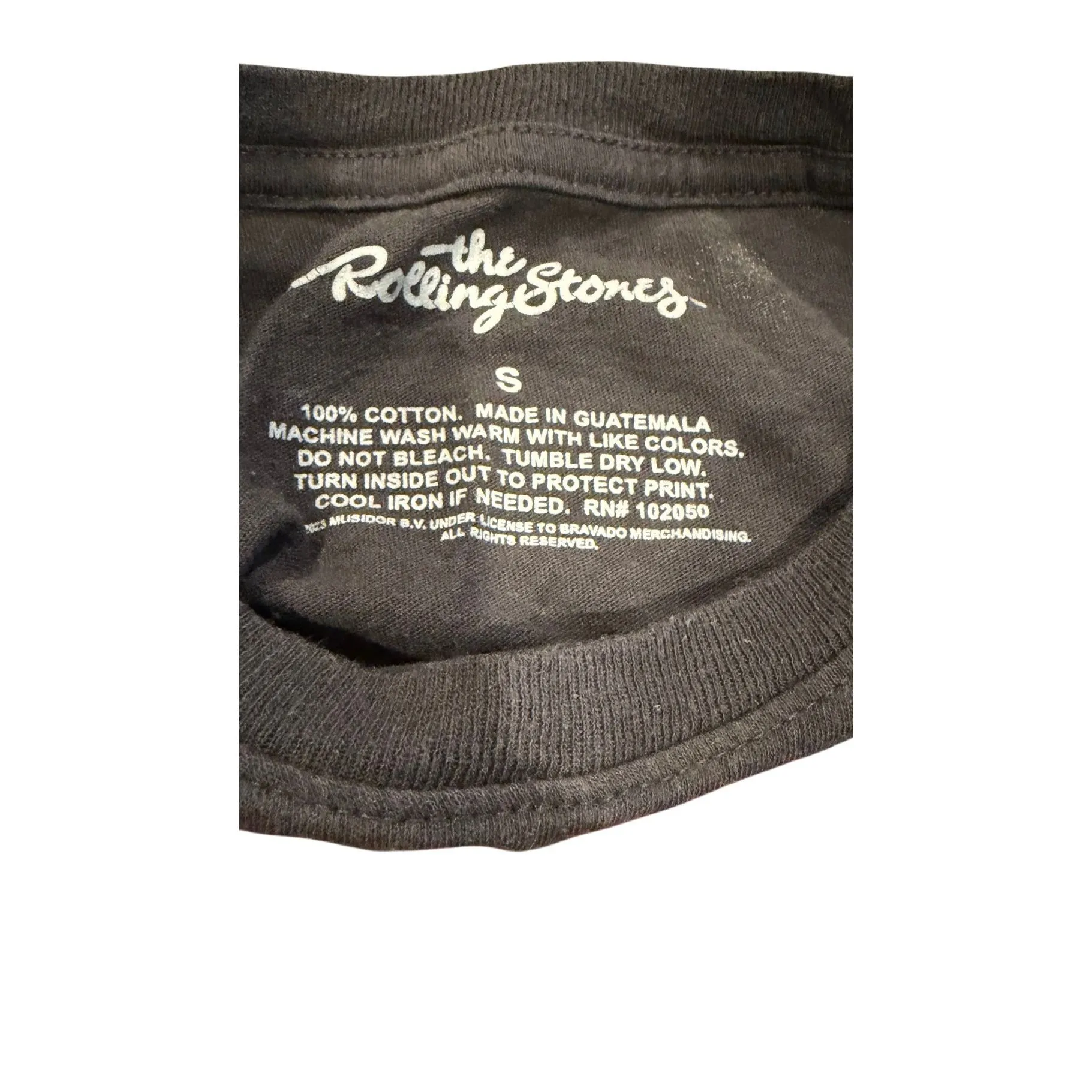 The Rolling Stones Women's T-shirt Tee Shirt Black Size S - Image 4