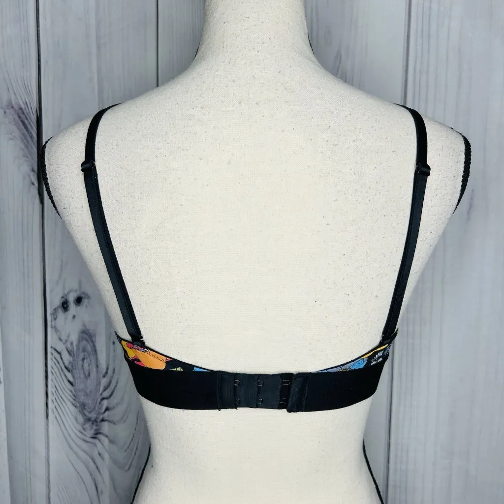 Victoria Secret PINK Bra 32A Wear Every Where Lightly Lined Wireless Floral - Image 6