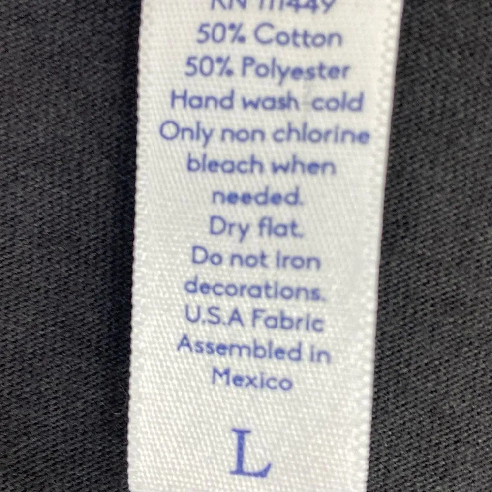 Itsa Girl Thing On Point Cactus Graphic‎ Cap Sleeve Tee Shirt Black Large New - Image 5