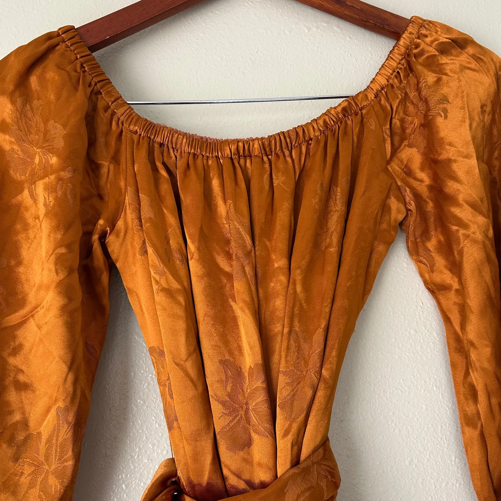 House of Harlow 1960 x Revolve Rosito Midi Dress in Copper Size Small - Image 6