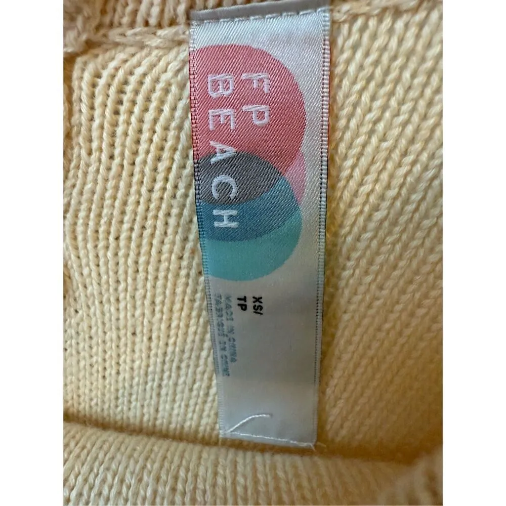 Free People Beach 100% Cotton Striped Renegade Tunic Sweater - Image 10