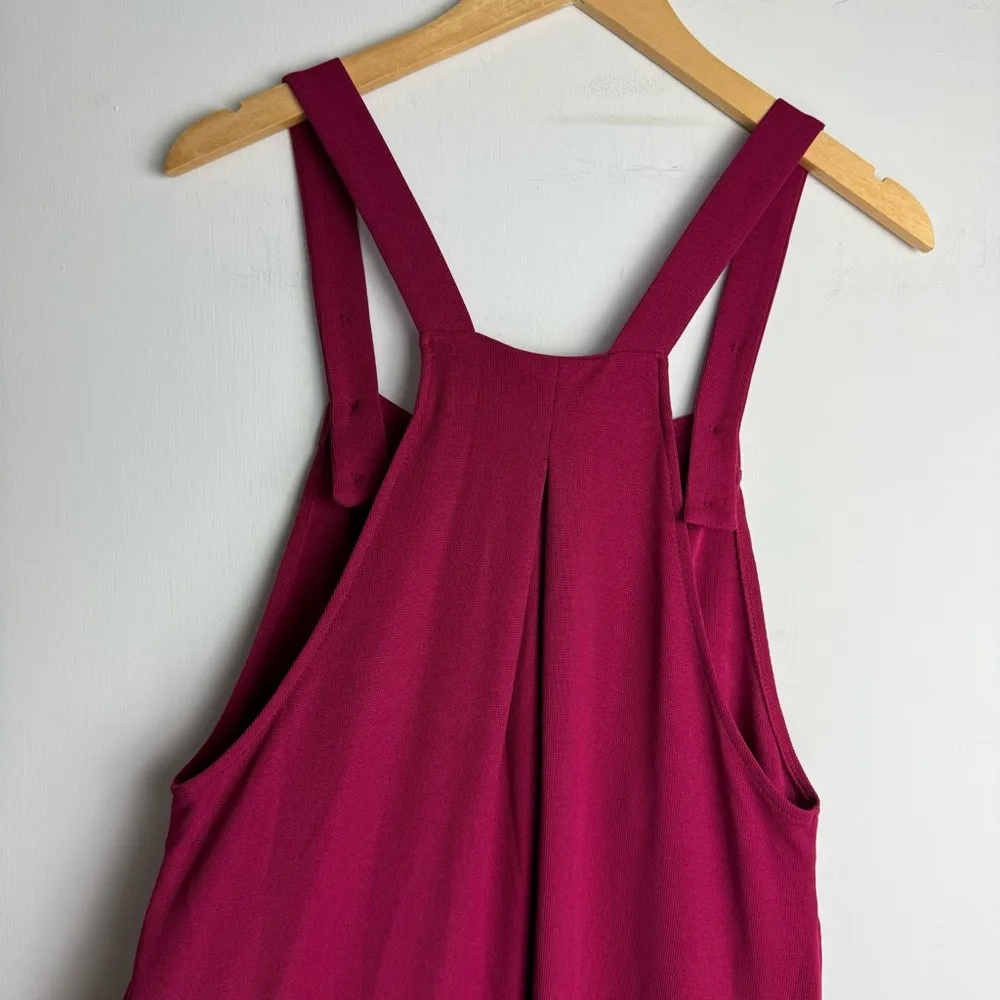 NWT HALARA Waffle Jogger Overalls Sz Medium Jumpsuit Adjustable Button Straps - Image 11