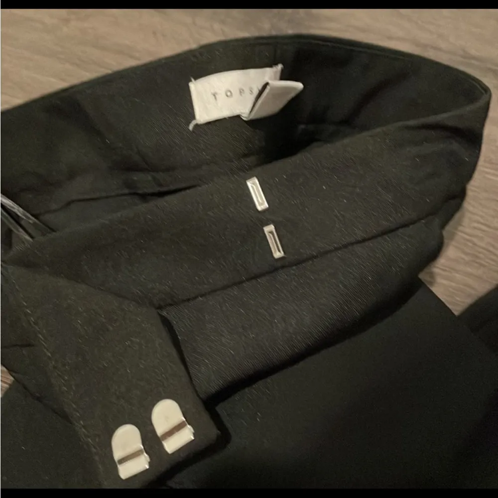 NWOT topshop black suit pants slacks Dress Pant us 2 - Image 2