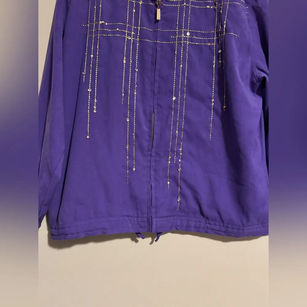 EUC Mureli Vintage Purple and Gold Matching Set size large - Image 4