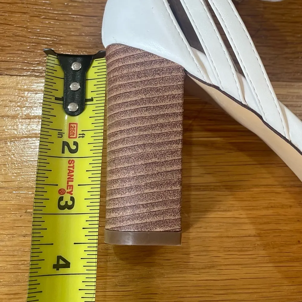 Lulus Shayla White Ankle Strap Heels Womens Size 8.5 - Image 13