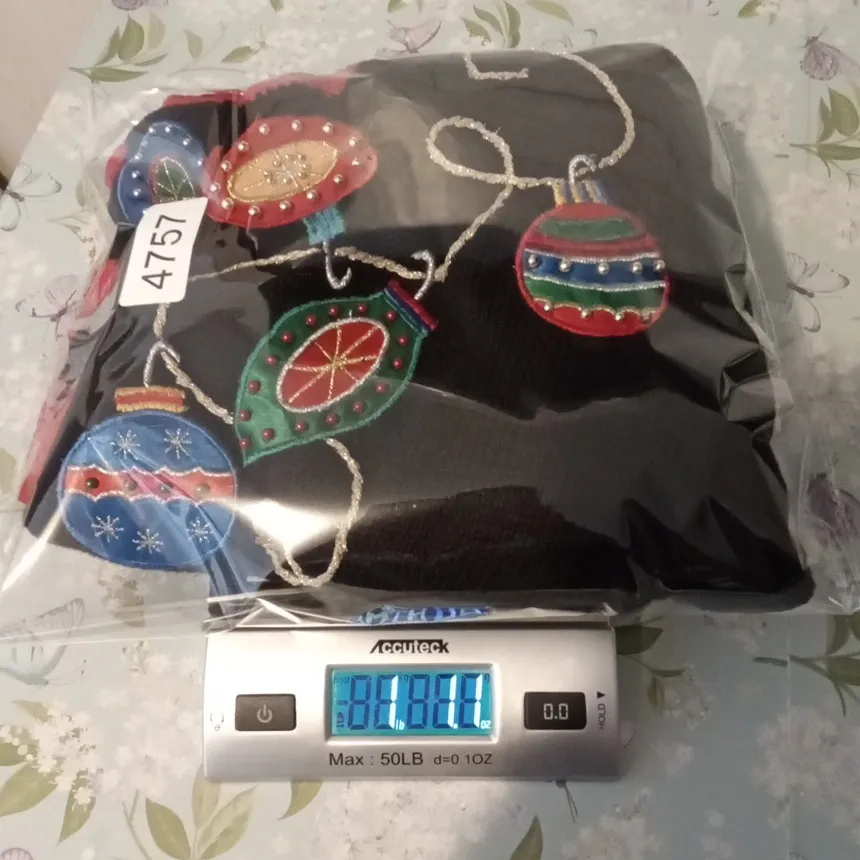 Nutcracker Vintage Holiday Ornament Knit Holiday Womens Sweater Button Small Black - Image 10