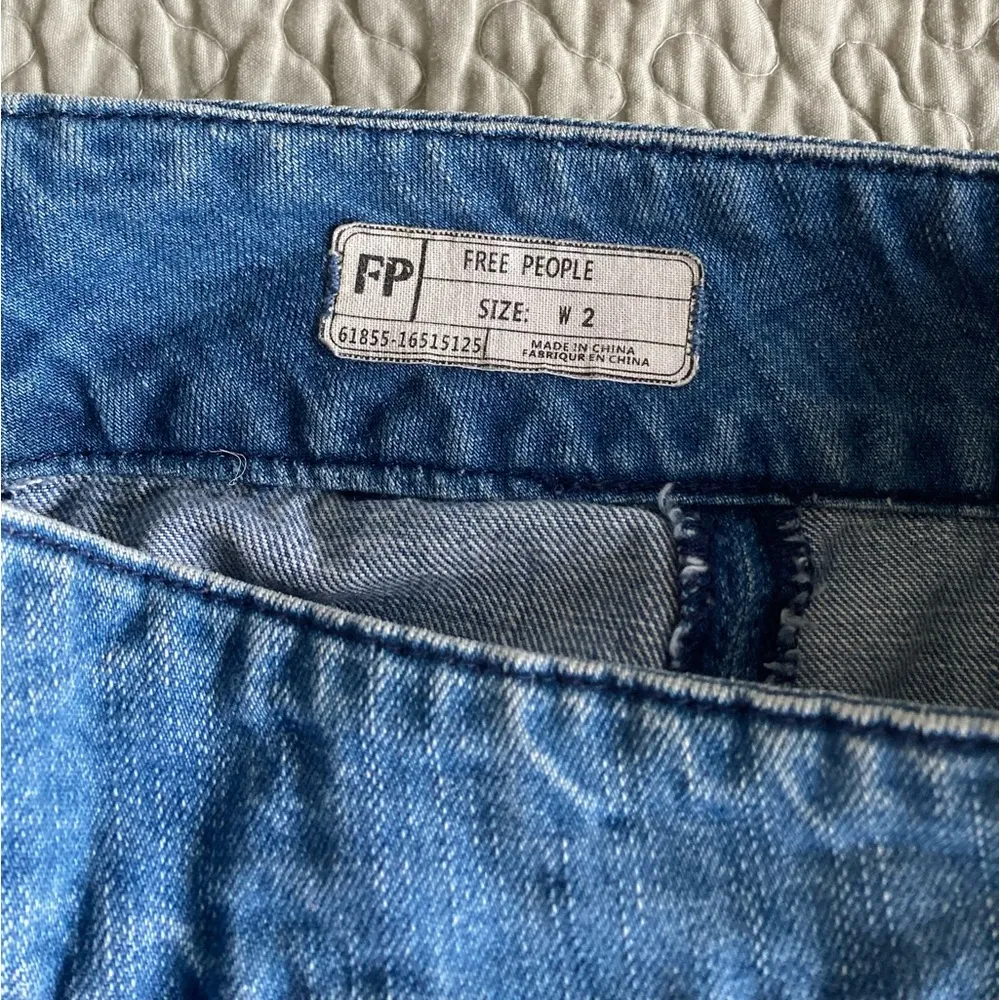 Free People denim mini skirt - Image 2