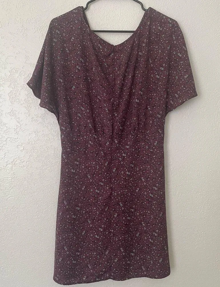 Emory park maroon floral dress - Image 2