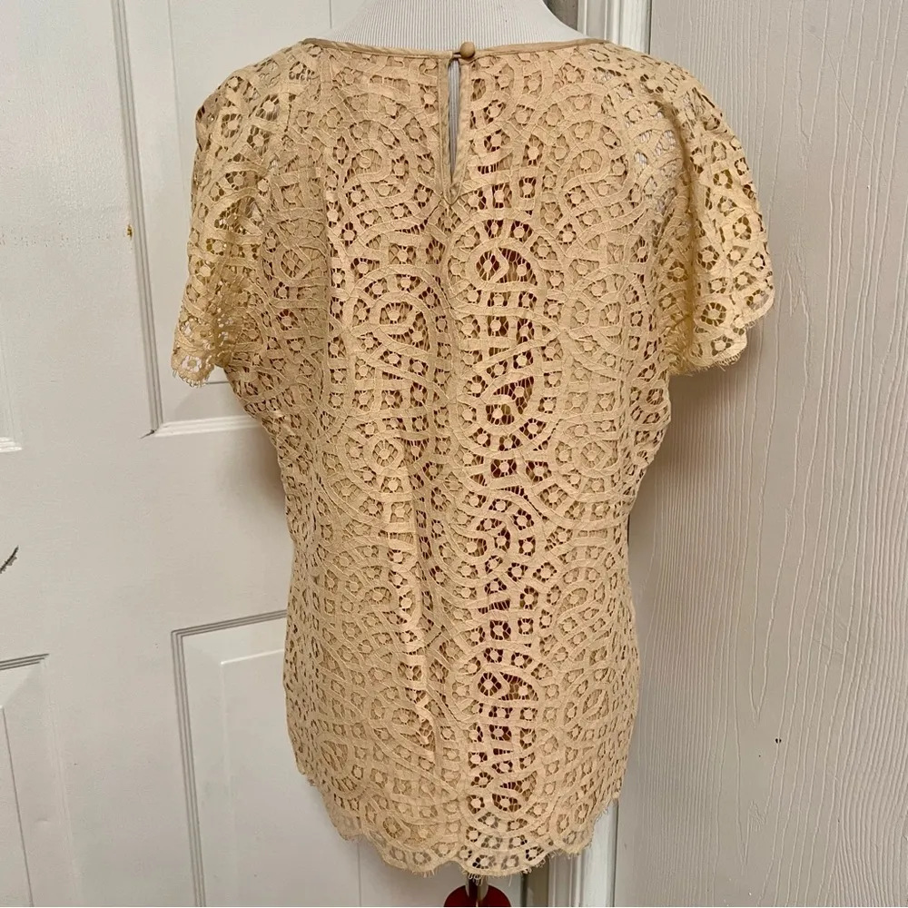 J Crew Crochet Lace Blouse - Image 4
