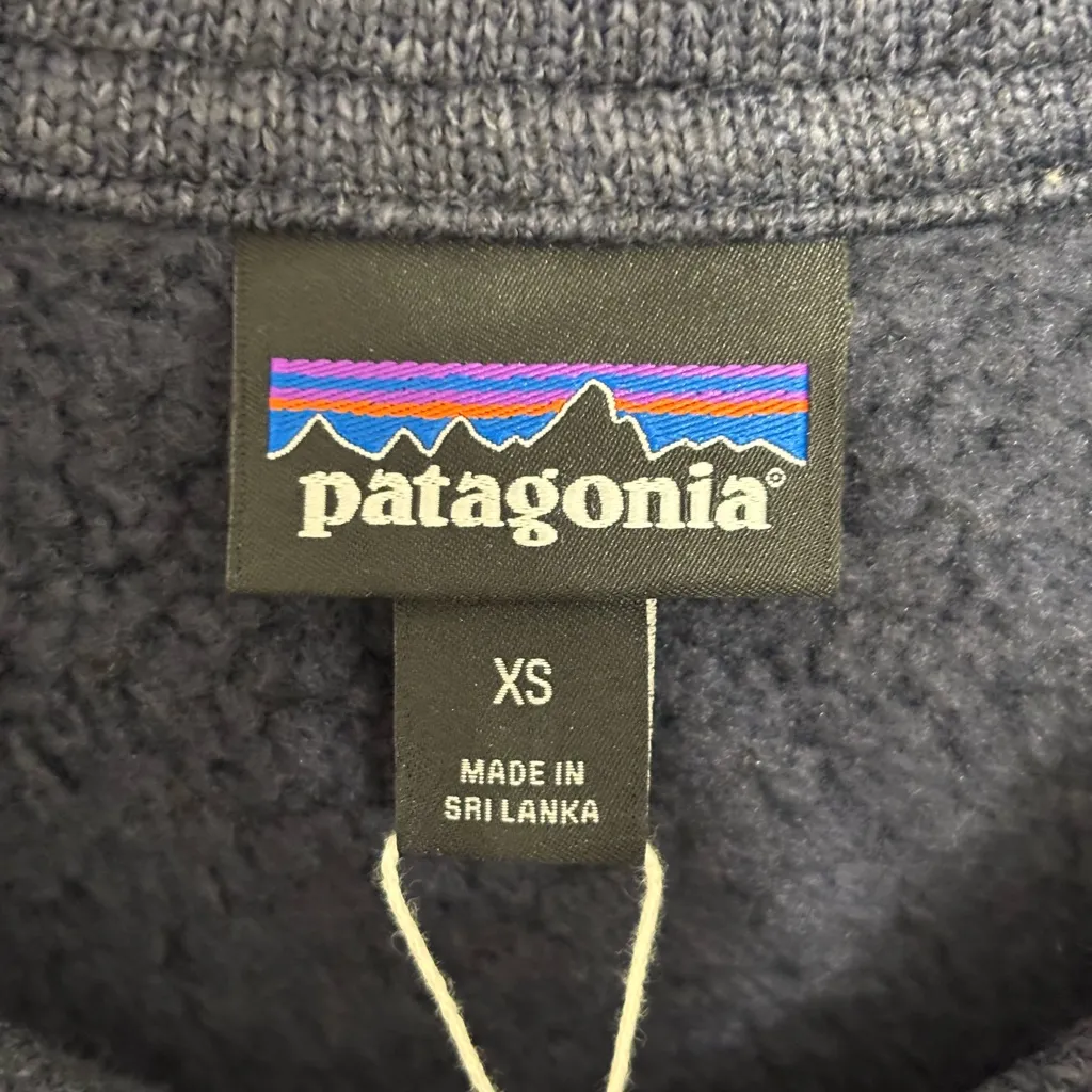 NWT Patagonia Women’s Better Sweater Zippered Fleece Chore Jacket Pitch Blue XS - Image 5