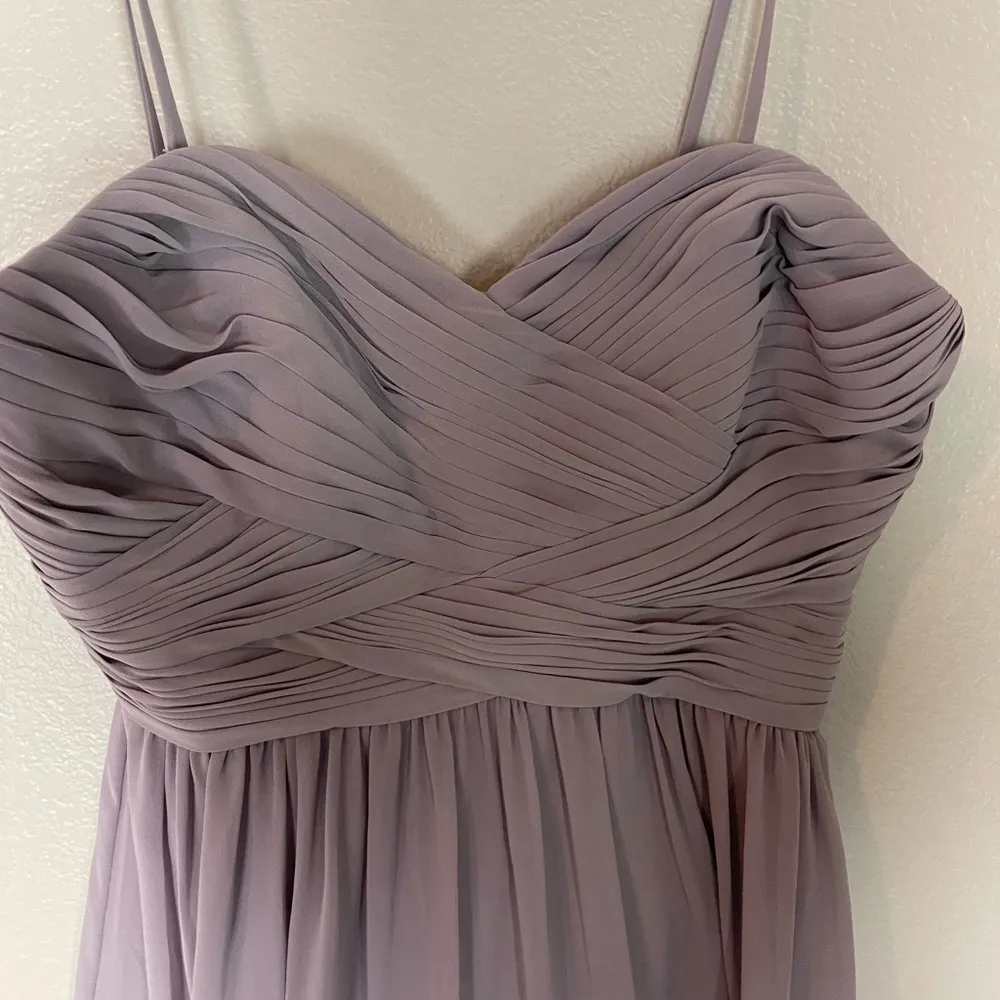 BHLDN Wtoo Bridesmaid Prom Lavender Purple Short Formal Dress 12 - Image 2