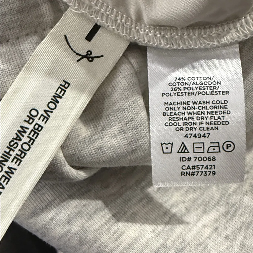 Ann Taylor Light Gray Joggers with Black Drawstring - Image 8