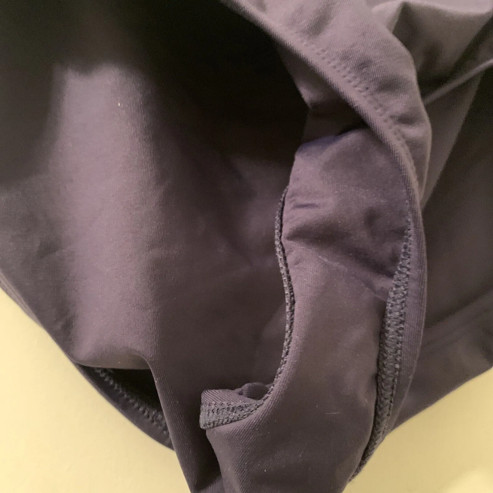 ANNE COLE Convertible High Waist Bikini Bottom Swimwear Navy Blue Womens Large - Image 9