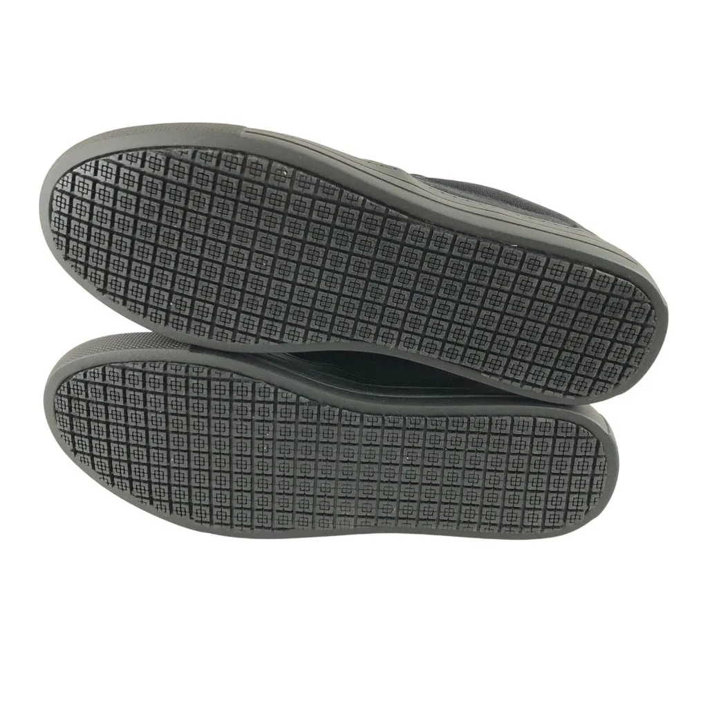 Tanleewa Womens Canvas Sneakers Slip On Basic Black Size 7.5 - Image 4