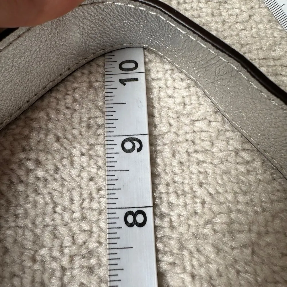 Aimee Kestenberg SIlver Pebble Metallic Zoe Satchel - Image 4