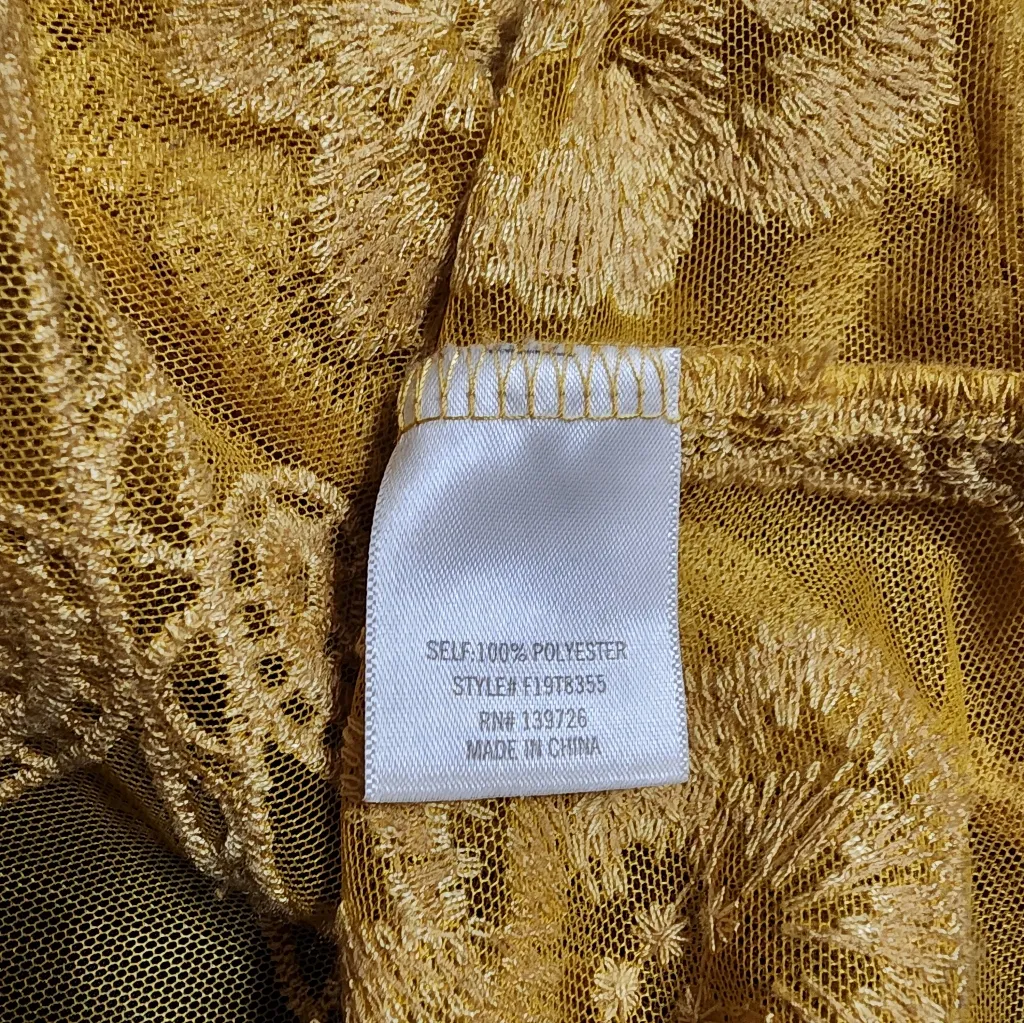 Blue Rain Short Sleeve Duster Size Small - Image 4