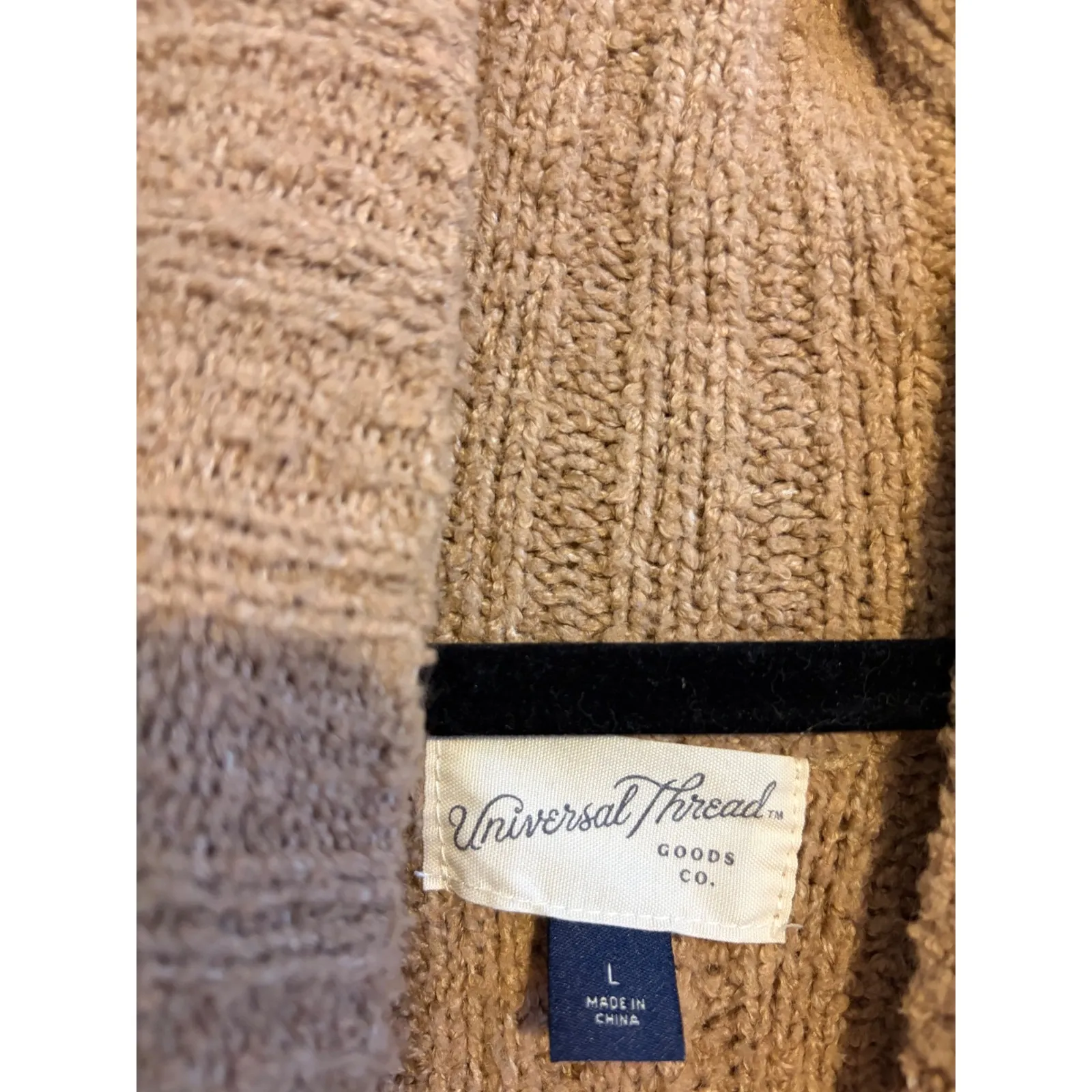 Universal Thread Womens Cozy Ribbed Mock Neck Sweater Camel Size L Brown Size L - Image 6