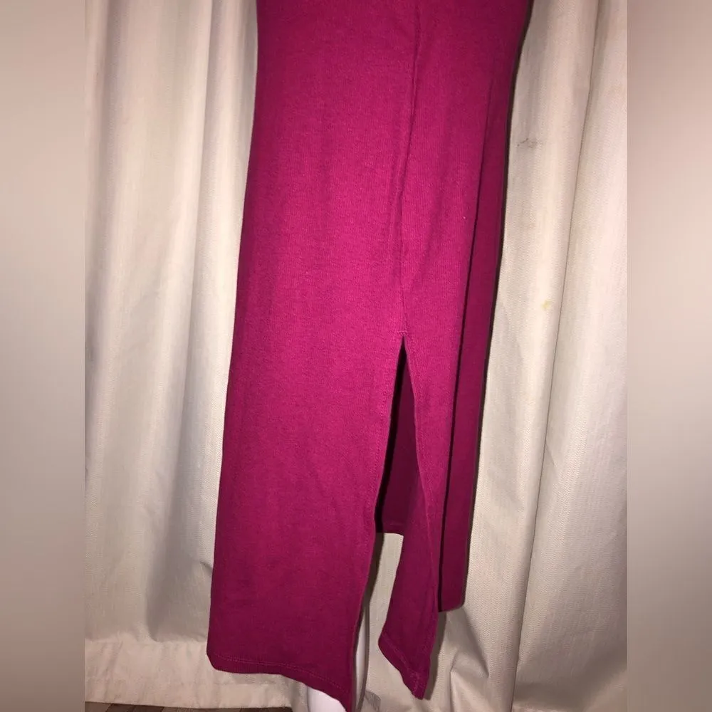 A new day, fuchsia Midi extra small bodycon dress does fit sz small/med - Image 2
