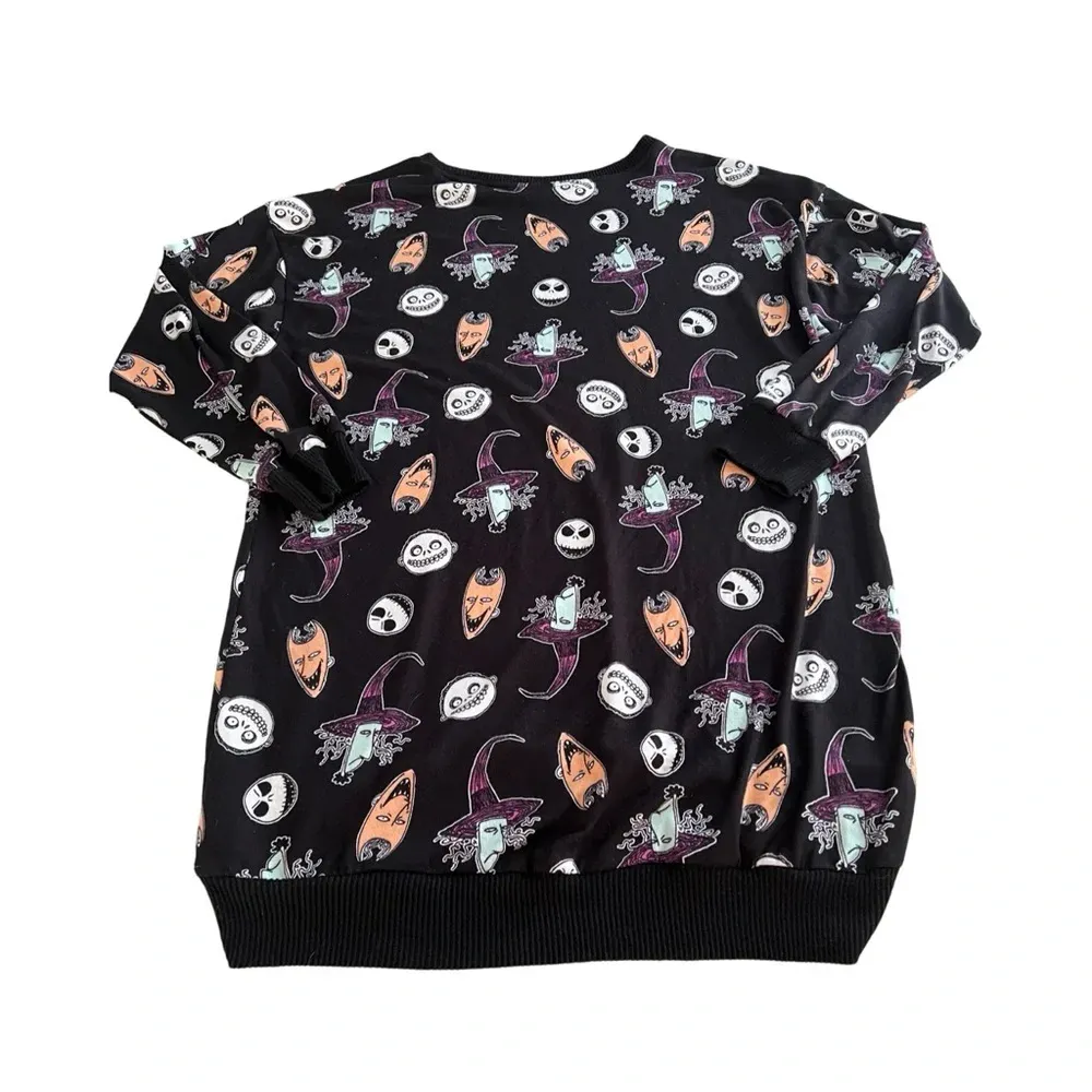 Disney Tim Burtons The Nightmare Before Christmas Sleep Dress‎ nightgown Size L - Image 2