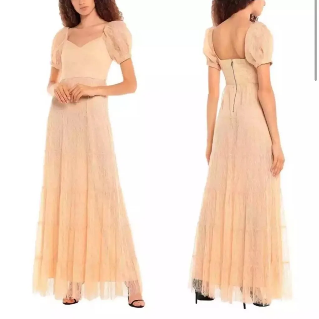 Alice +‎ Olivia Remona Sweetheart Lace Maxi Dress Size 8 - Image 5