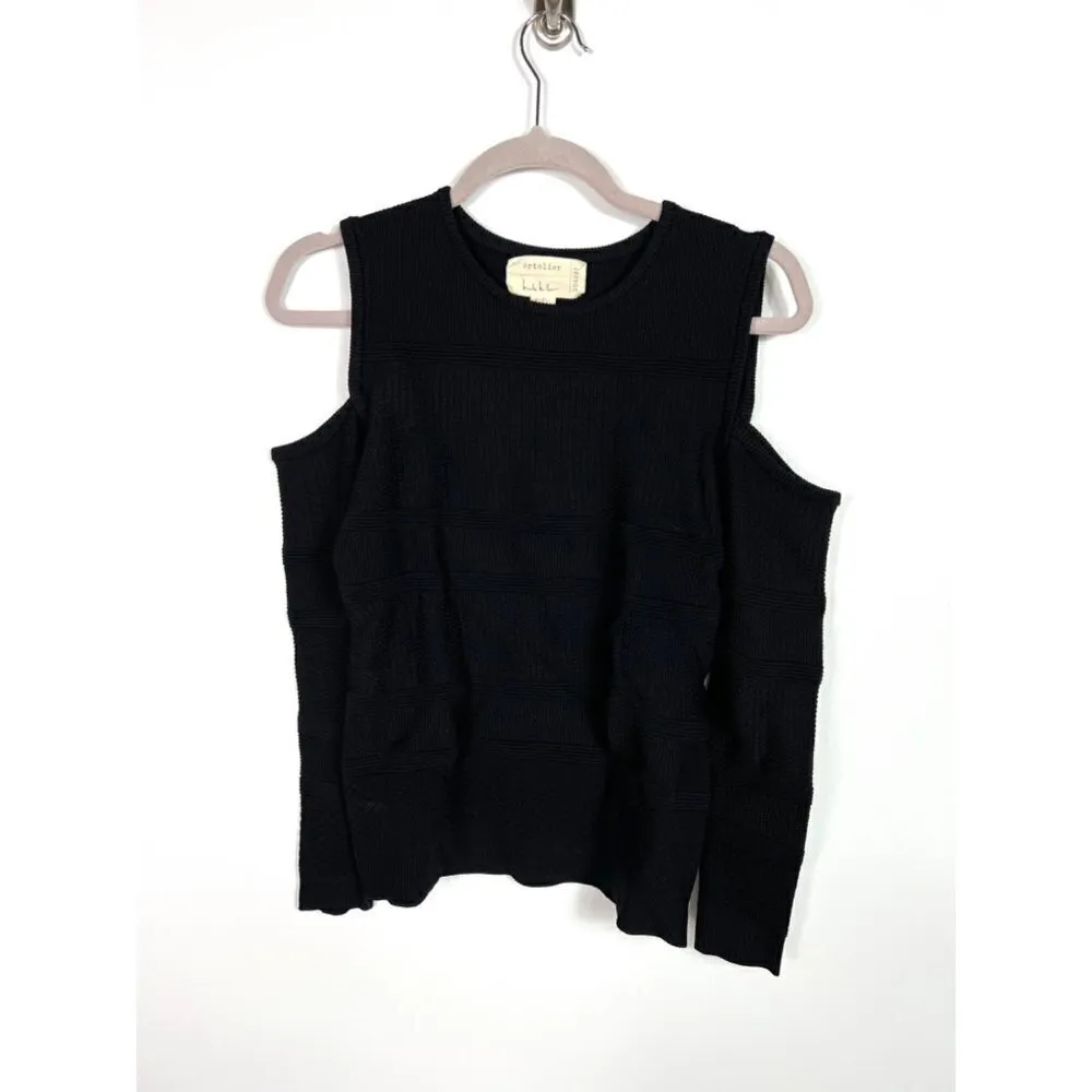 Artlier Nicole Miller‎ open shoulder top - Image 3