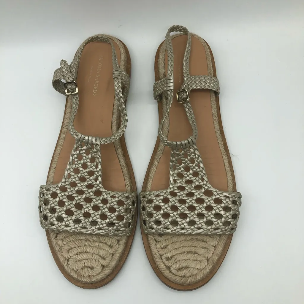 PALOMA BARCELO MADE IN SPAIN Sandals. Tan Size 10 - Image 2