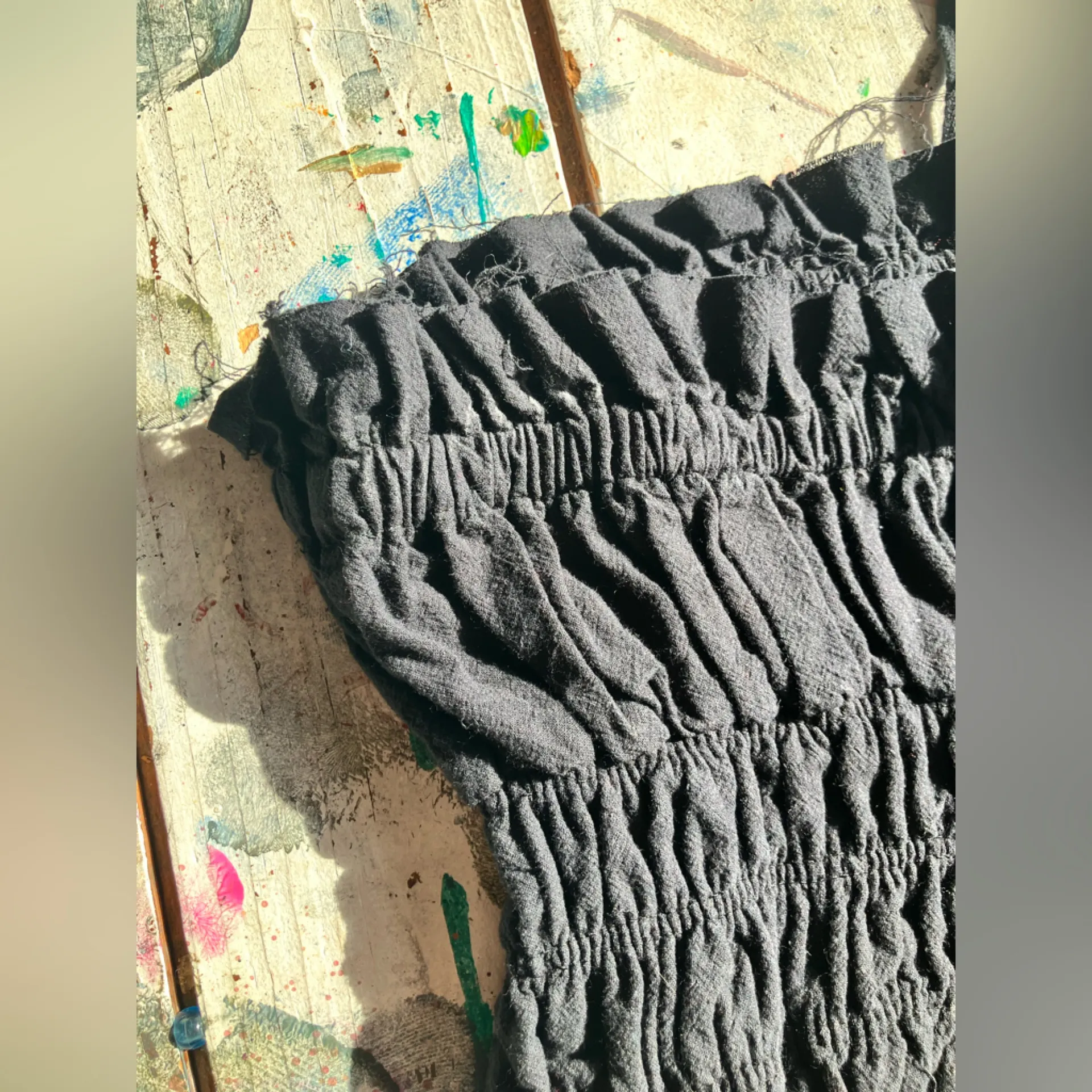 Free People All the Things Smocked Strapless Cottagecore Festival Top - Image 9