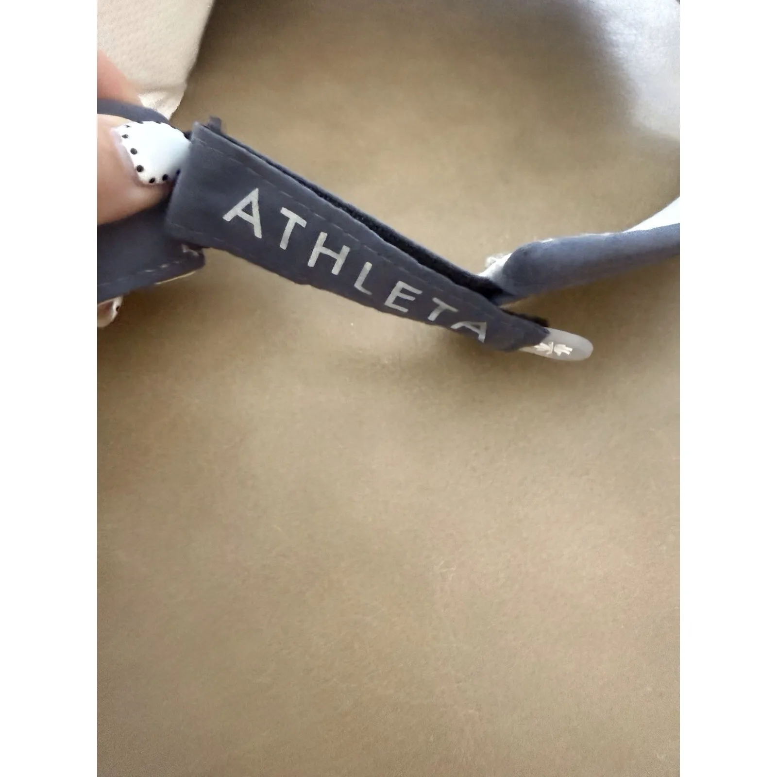 Athlete Gray White Visor - Image 4