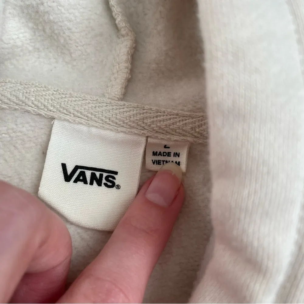beige vans hoodie! - Image 2