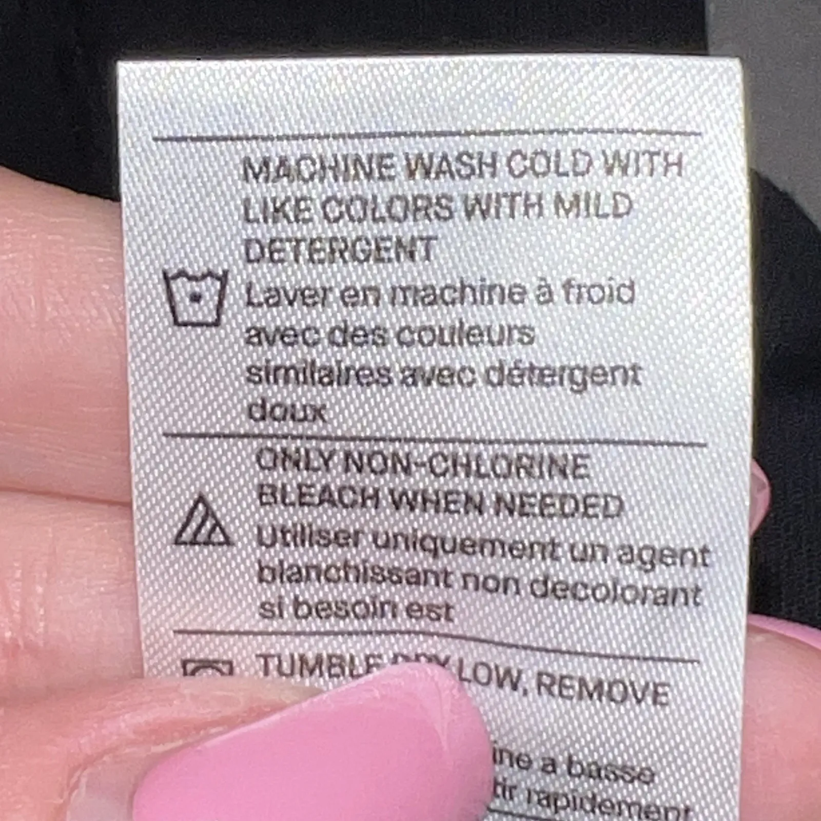 Vince Women's Crewneck Tie Waist Muscle Dress Size Large Black Cotton Cap Sleeve - Image 7