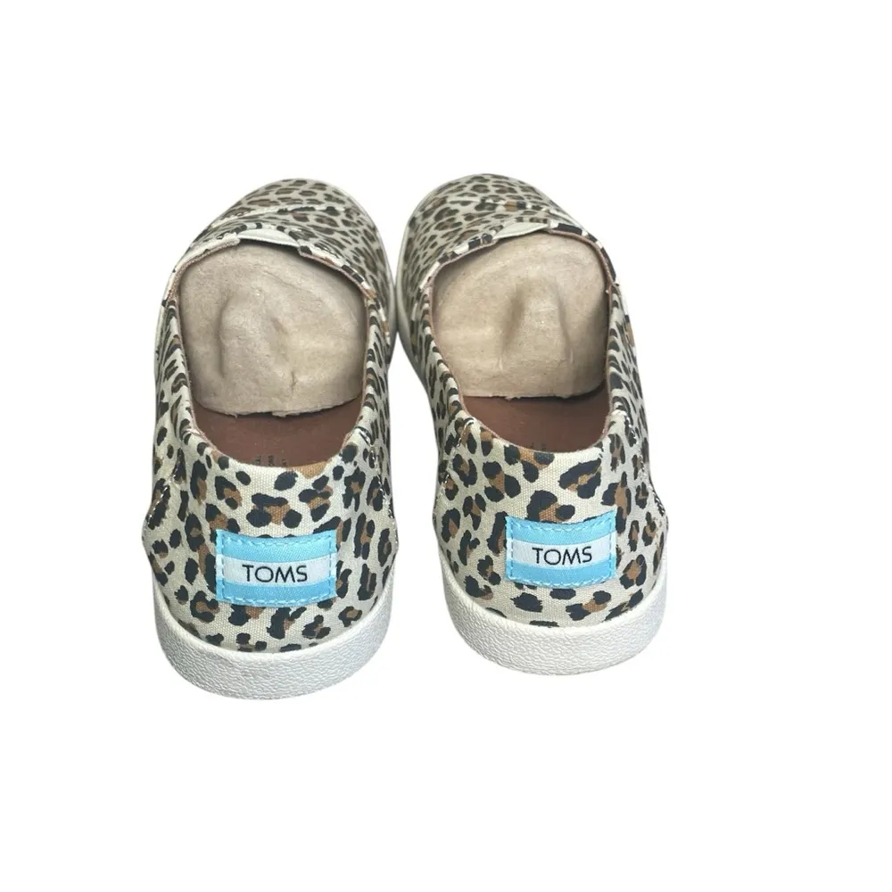 Toms Redondo‎ Birch Multi Lynx Women’s Slip Ons 7.5M Casual Animal Print Cheetah - Image 4