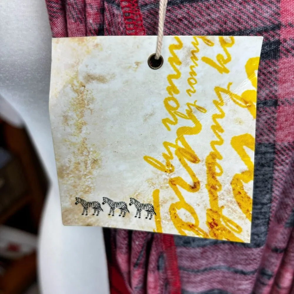 Torn by Ronny Kobo Brooke top, size Large, boxy, plaid, summer, dressy, NWT - Image 11