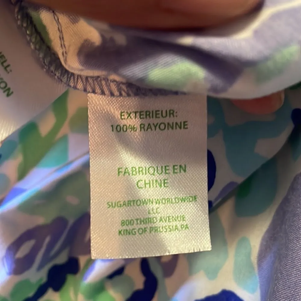 Lilly Pulitzer Emiko Lilly’s Lilac Strapless Rayon Jumpsuit - Image 9