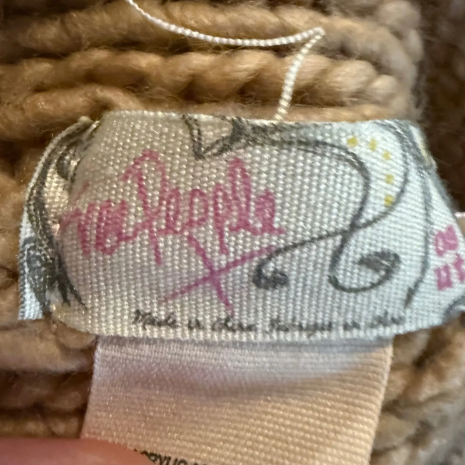 Free‎ People Women's Knit Beanie Hat Winter Warm Soft Beige Casual Cap - Image 3