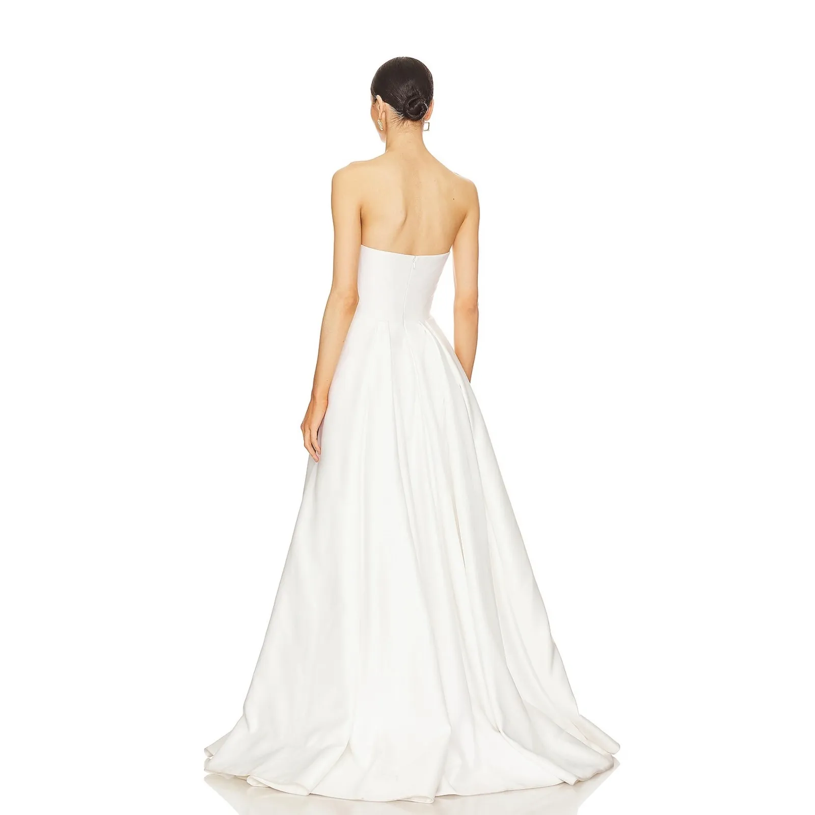 NEW Sau Lee Barbara Wedding Gown Womens XS 0 White Strapless Bridal Size 4 - Image 3