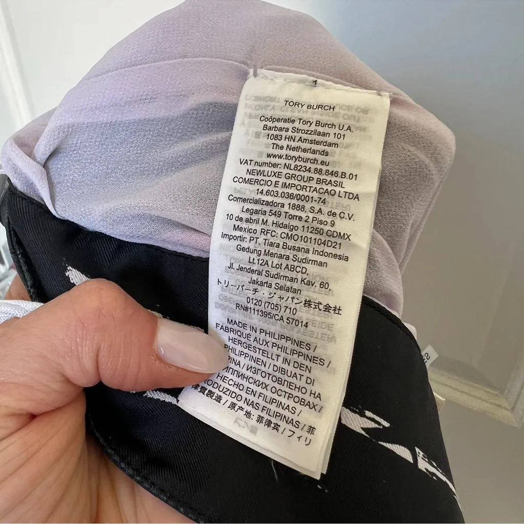 Tory Burch Printed Silk-twill Wide-leg Pants In Lilac Purple - Image 6